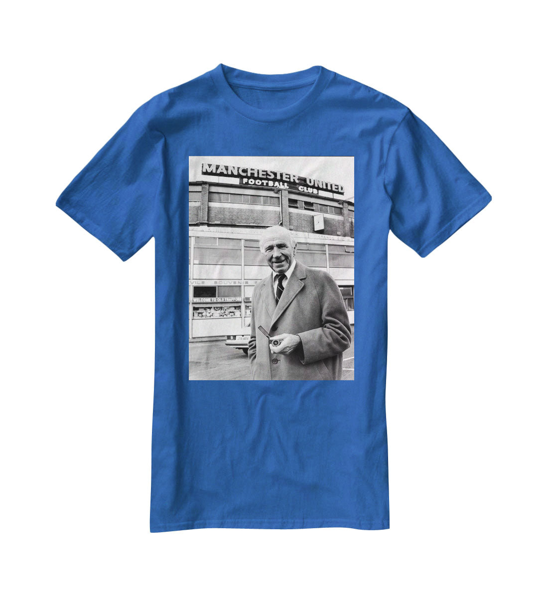 Sir Matt Busby T-Shirt - Canvas Art Rocks - 2