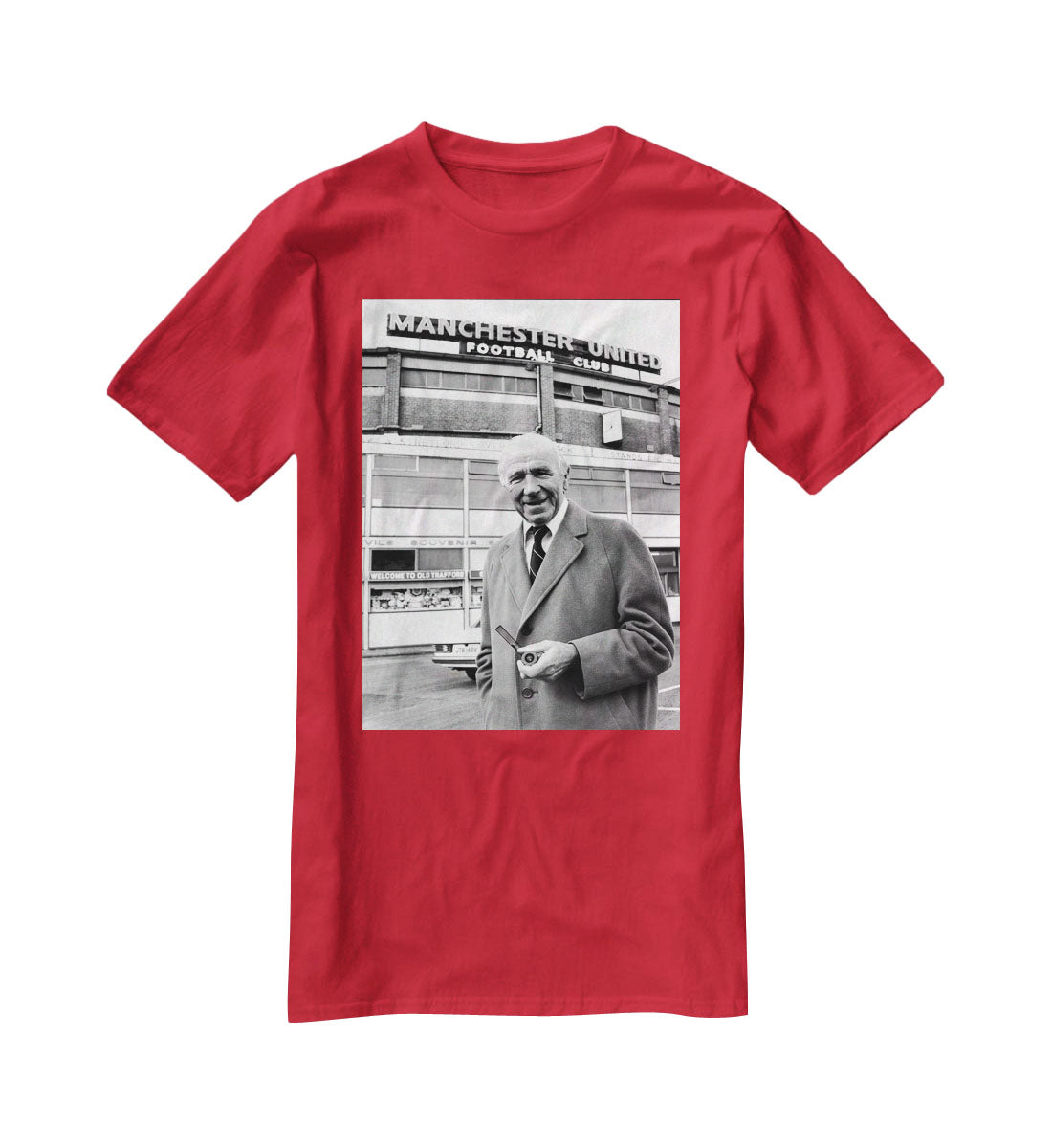 Sir Matt Busby T-Shirt - Canvas Art Rocks - 4