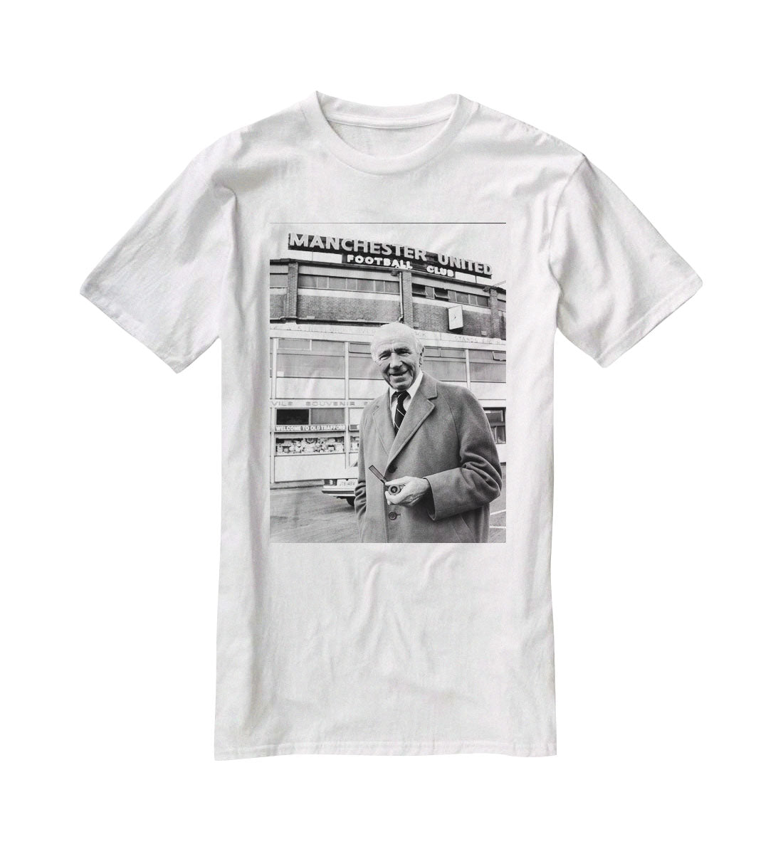 Sir Matt Busby T-Shirt - Canvas Art Rocks - 5