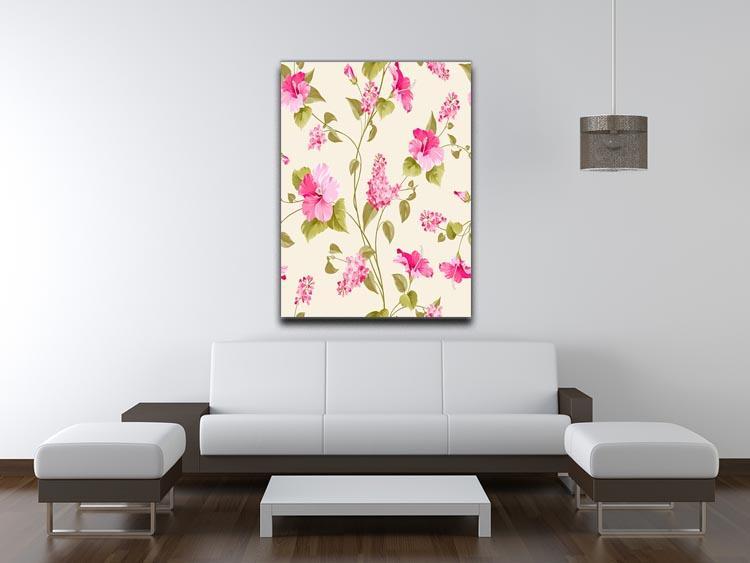 Siringa and hibiscus flower Canvas Print or Poster - Canvas Art Rocks - 4