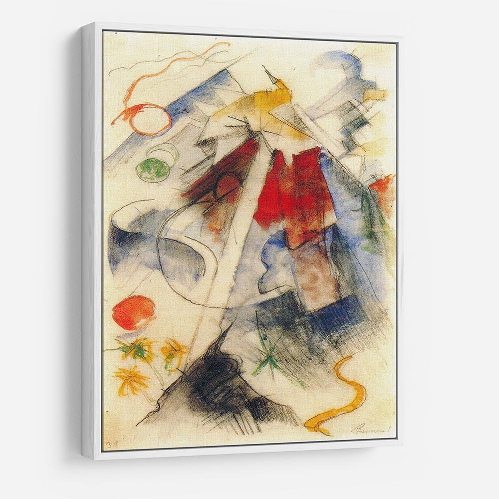 Sketch of the Brenner road 1 by Franz Marc HD Metal Print