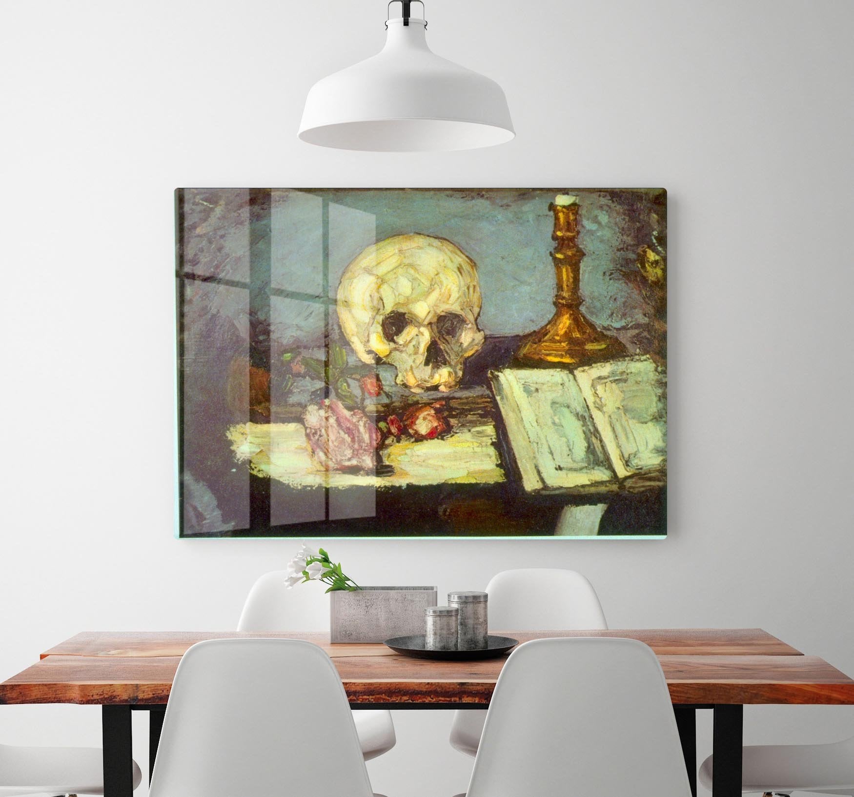Skull by Degas HD Metal Print - Canvas Art Rocks - 2