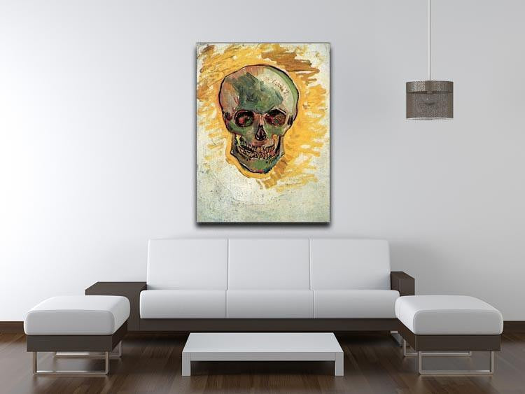 Skull by Van Gogh Canvas Print & Poster - Canvas Art Rocks - 4