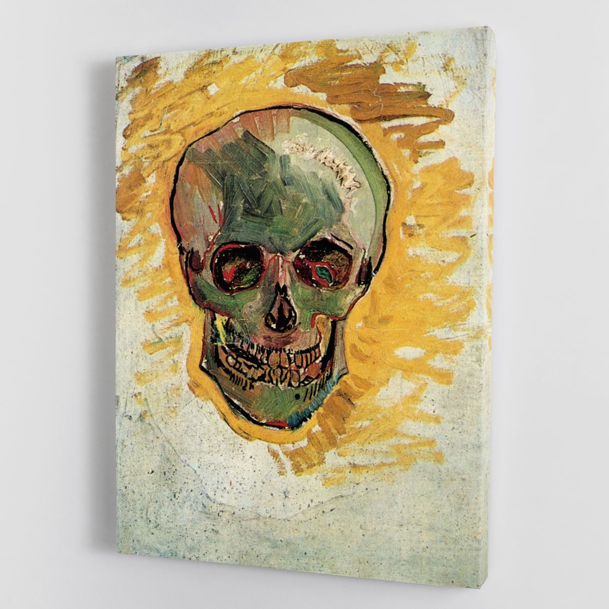 Skull by Van Gogh Canvas Print or Poster