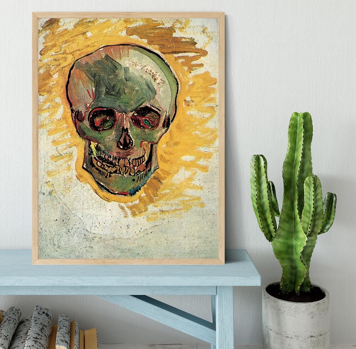Skull by Van Gogh Framed Print - Canvas Art Rocks - 4
