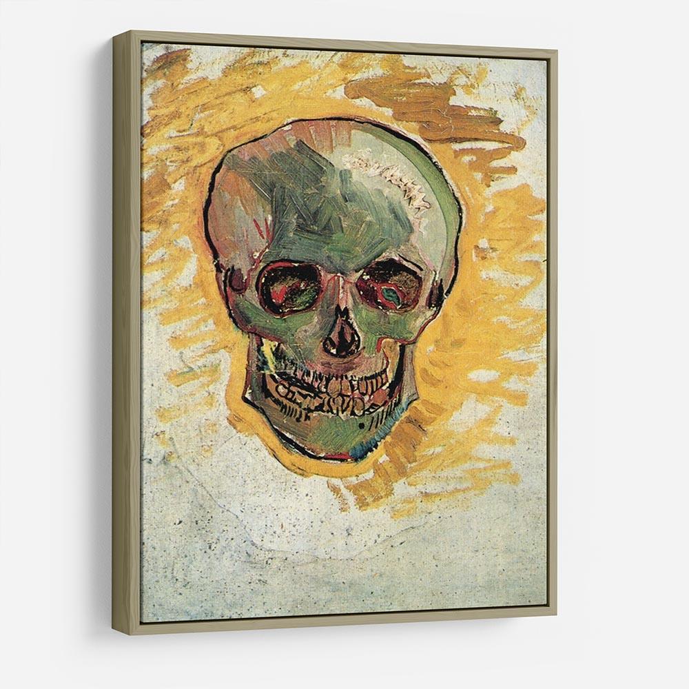 Skull by Van Gogh HD Metal Print