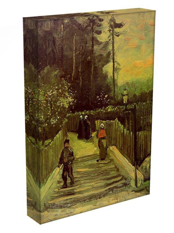 Sloping Path in Montmartre by Van Gogh Canvas Print & Poster - Canvas Art Rocks - 3