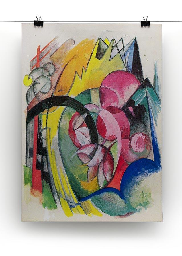 Small composition II by Franz Marc Canvas Print or Poster - Canvas Art Rocks - 2
