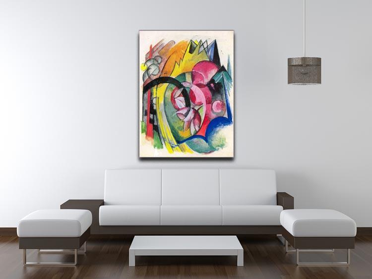 Small composition II by Franz Marc Canvas Print or Poster - Canvas Art Rocks - 4