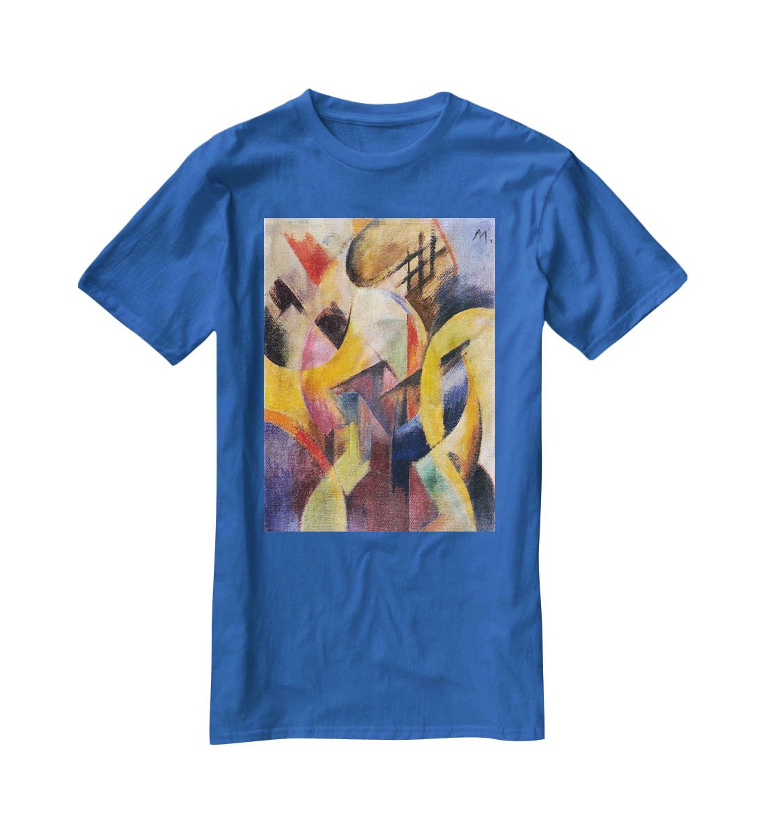 Small composition I by Franz Marc T-Shirt - Canvas Art Rocks - 2