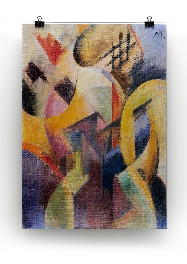 Small composition I by Franz Marc Canvas Print or Poster - Canvas Art Rocks - 2
