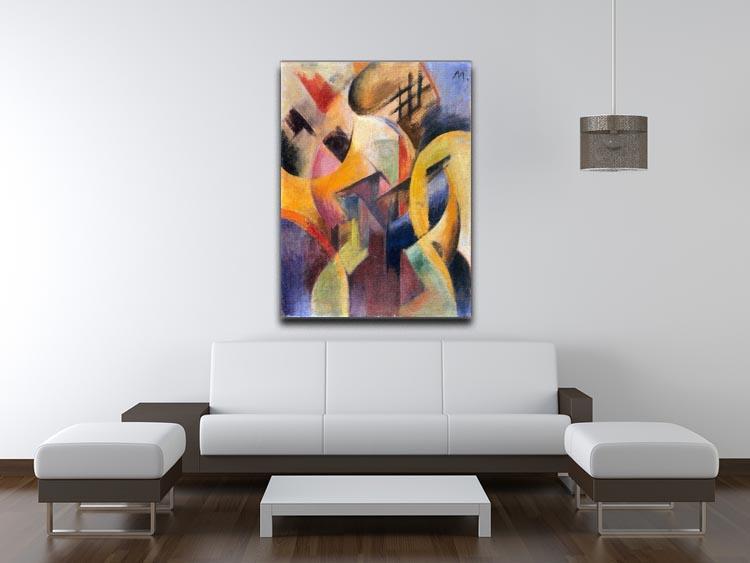 Small composition I by Franz Marc Canvas Print or Poster - Canvas Art Rocks - 4