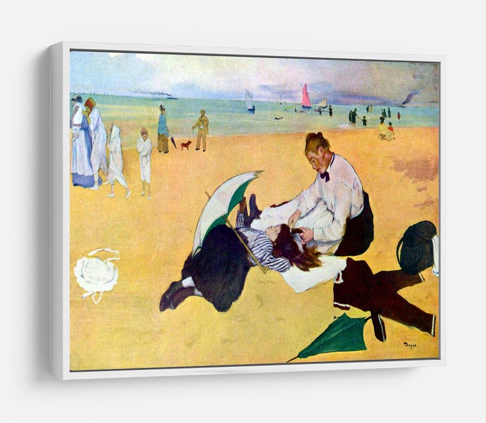 Small girls on the beach by Degas HD Metal Print - Canvas Art Rocks - 7