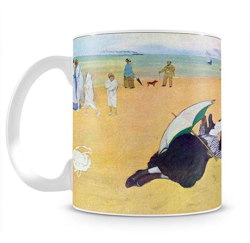 Small girls on the beach by Degas Mug - Canvas Art Rocks - 1