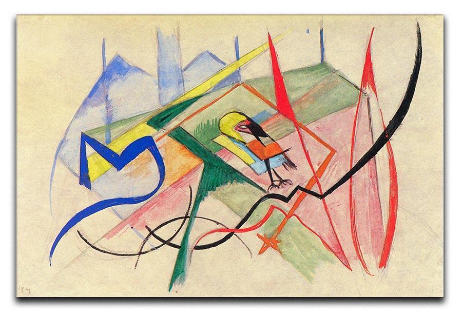 Small mythical creatures by Franz Marc Canvas Print or Poster  - Canvas Art Rocks - 1
