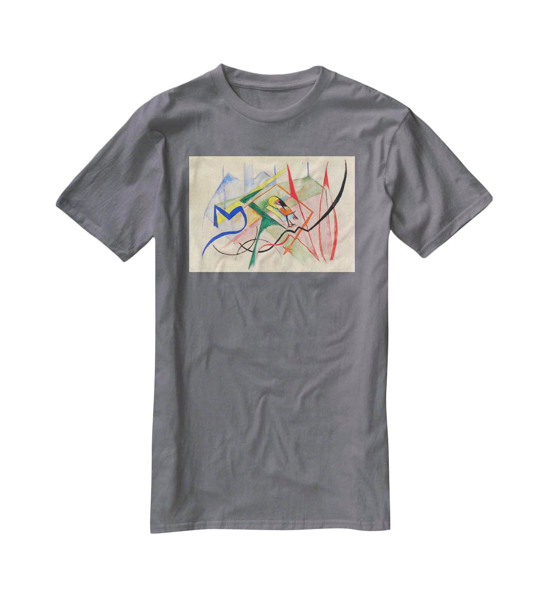 Small mythical creatures by Franz Marc T-Shirt - Canvas Art Rocks - 3