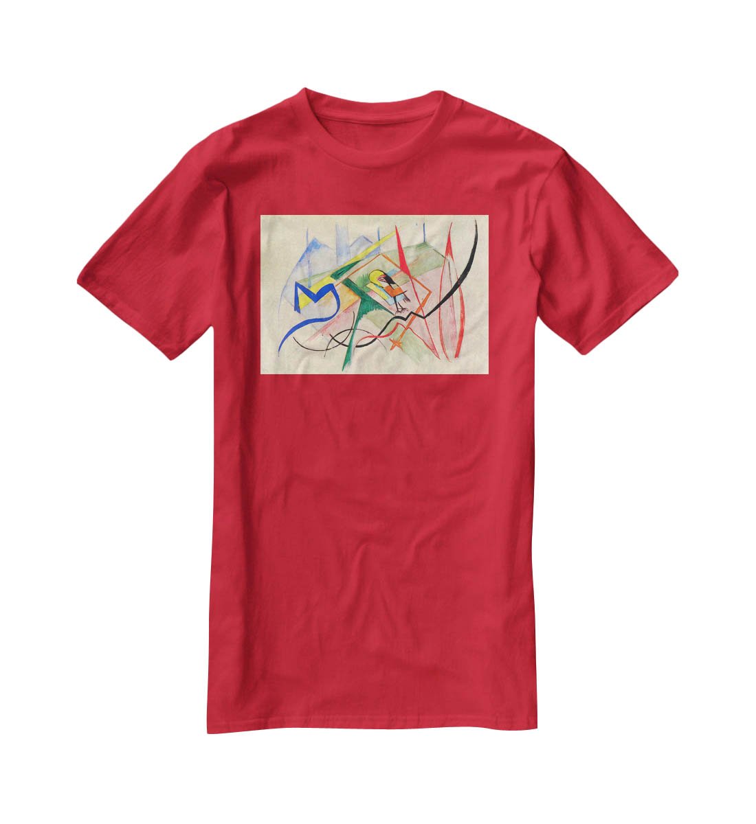 Small mythical creatures by Franz Marc T-Shirt - Canvas Art Rocks - 4