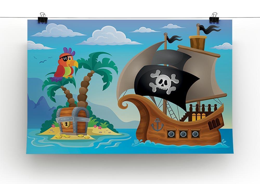 Small pirate island theme 2 Canvas Print or Poster - Canvas Art Rocks - 2