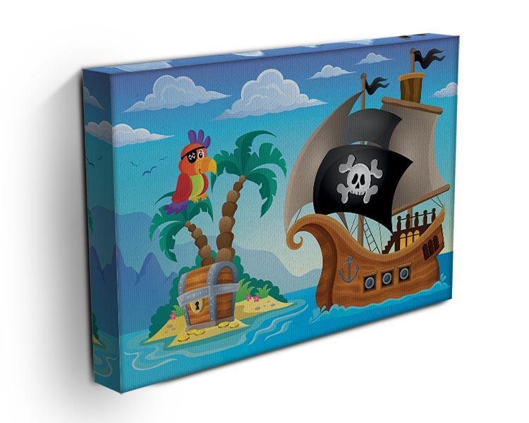 Small pirate island theme 2 Canvas Print or Poster - Canvas Art Rocks - 3