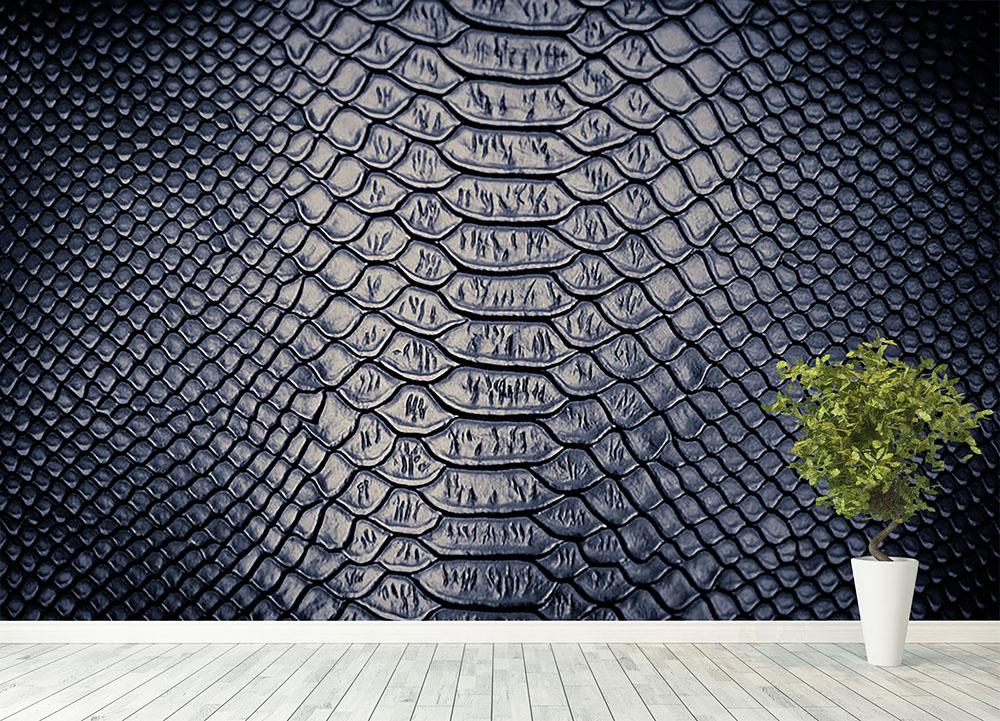 Snake skin texture Wall Mural Wallpaper - Canvas Art Rocks - 4