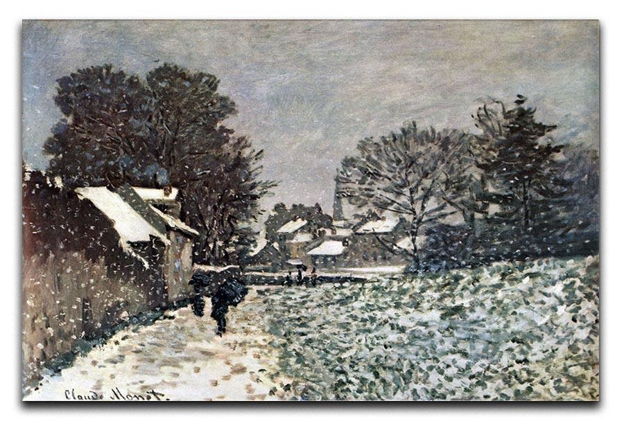 Snow at Argenteuil by Monet Canvas Print & Poster  - Canvas Art Rocks - 1