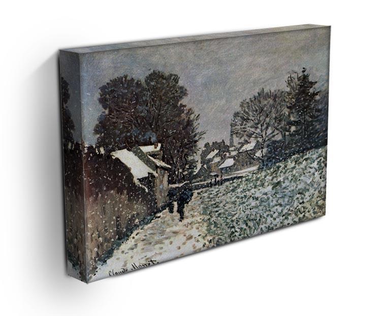 Snow at Argenteuil by Monet Canvas Print & Poster - Canvas Art Rocks - 3