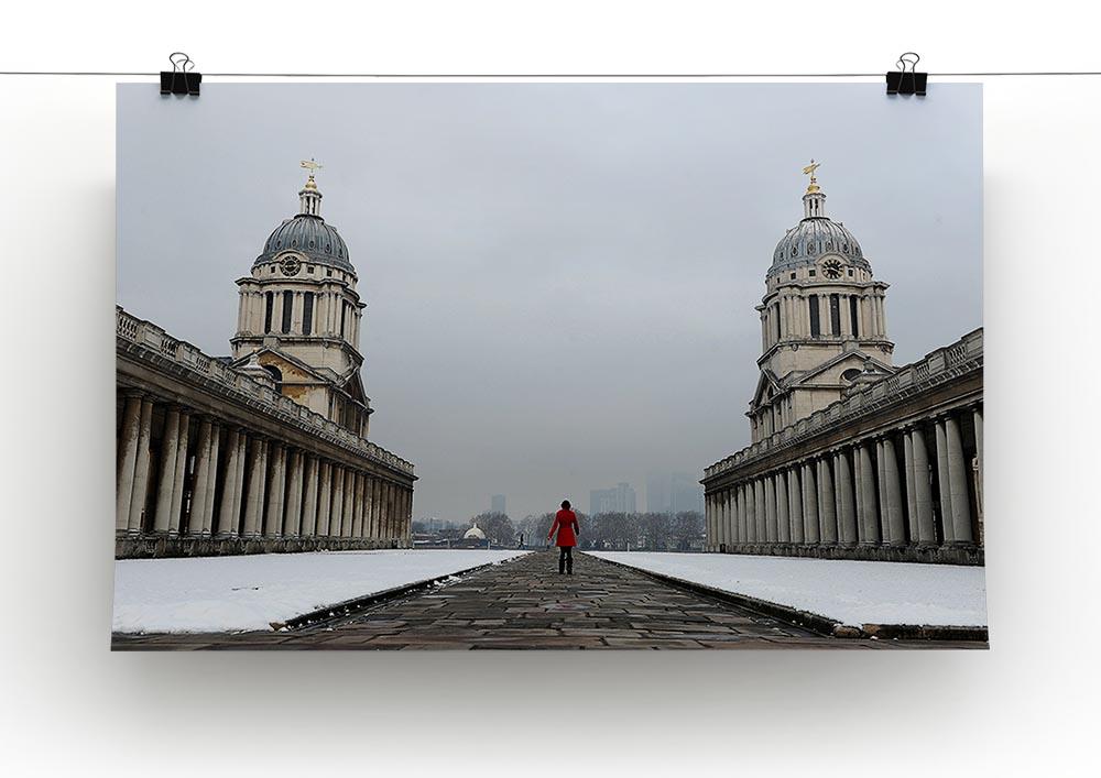 Snow in Greenwich Canvas Print or Poster - Canvas Art Rocks - 2