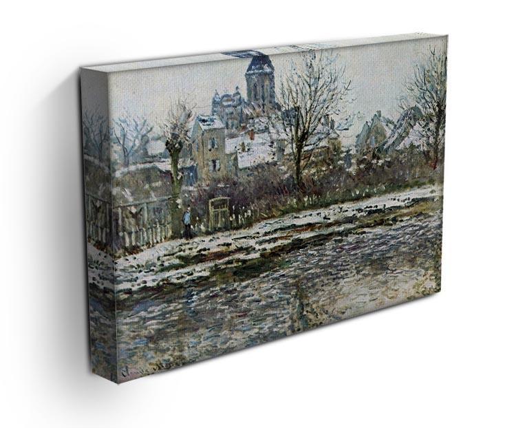 Snow in Vetheuil by Monet Canvas Print & Poster - Canvas Art Rocks - 3