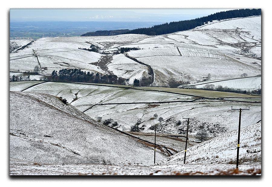 Snow in the Peak District Canvas Print or Poster - Canvas Art Rocks - 1