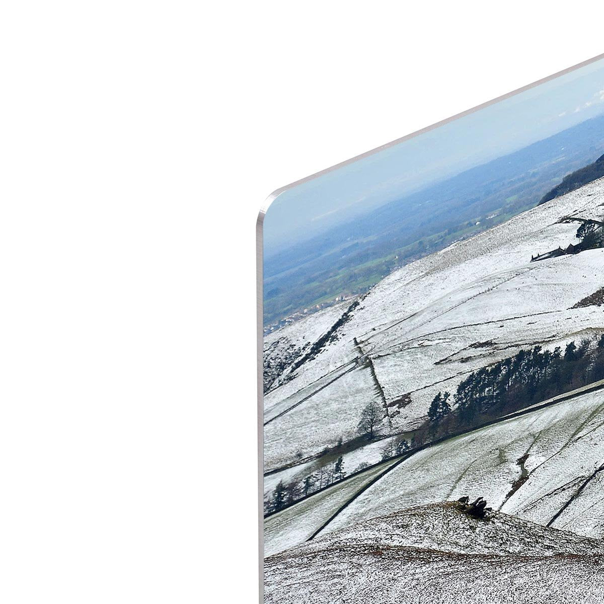 Snow in the Peak District HD Metal Print - Canvas Art Rocks - 4