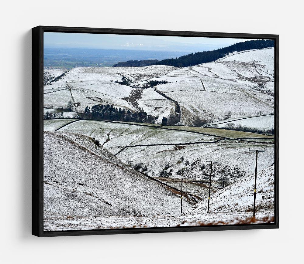 Snow in the Peak District HD Metal Print - Canvas Art Rocks - 6