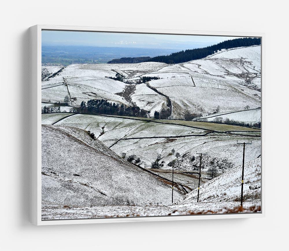 Snow in the Peak District HD Metal Print - Canvas Art Rocks - 7