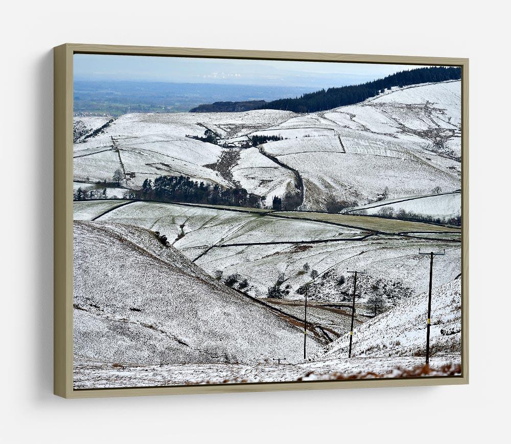 Snow in the Peak District HD Metal Print - Canvas Art Rocks - 8