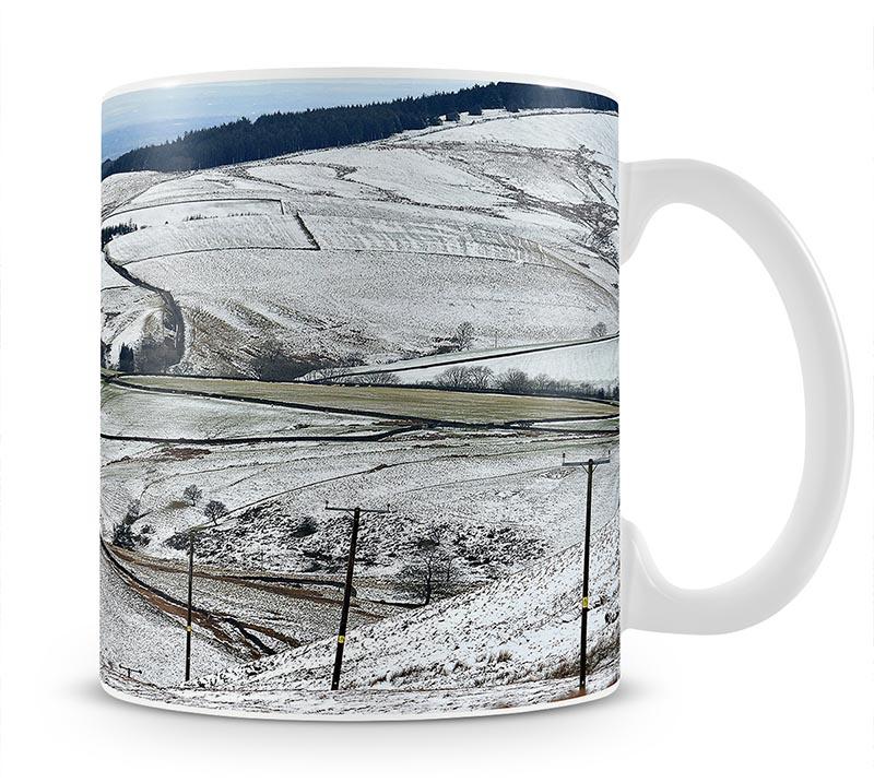 Snow in the Peak District Mug - Canvas Art Rocks - 1