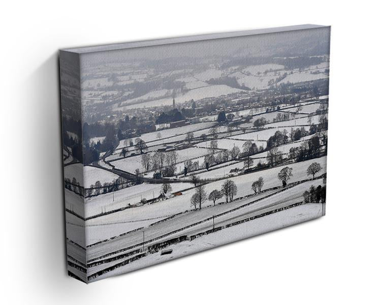 Snowy fields of Wales Canvas Print or Poster - Canvas Art Rocks - 3