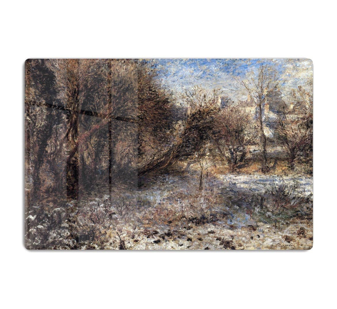 Snowy landscape by Renoir HD Metal Print