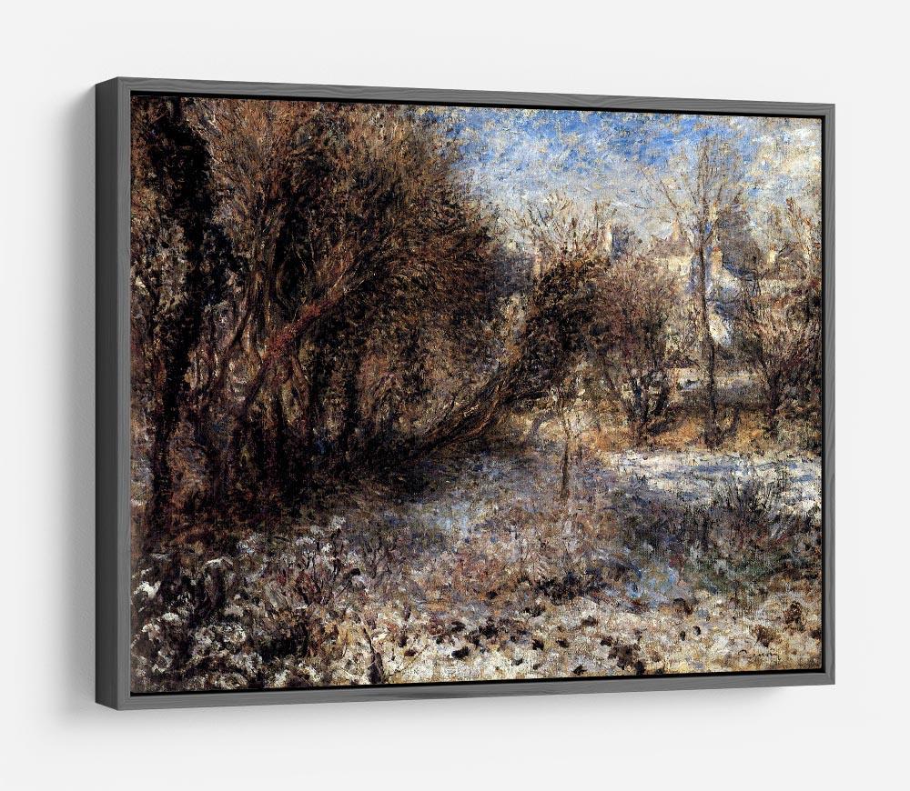 Snowy landscape by Renoir HD Metal Print