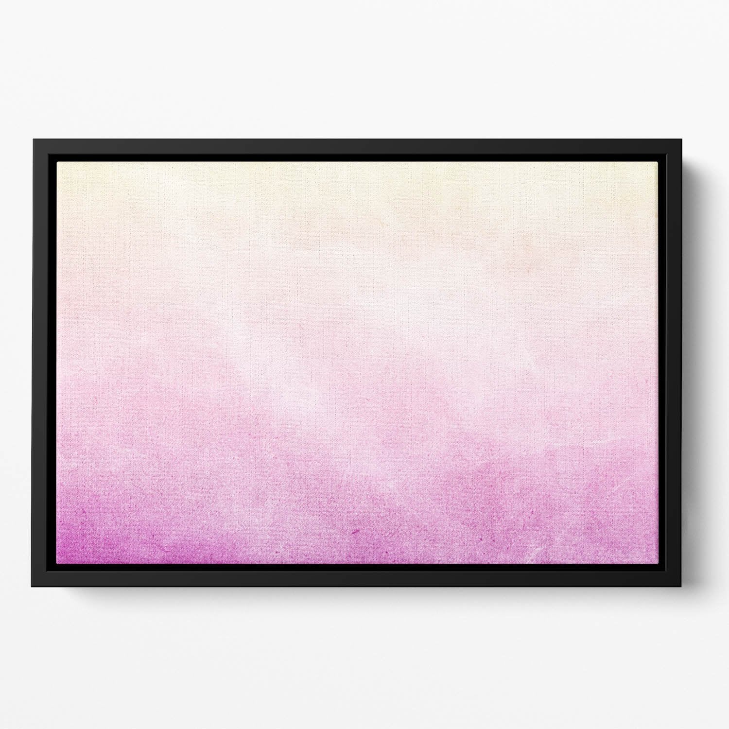 Soft cloud and sky abstract Floating Framed Canvas