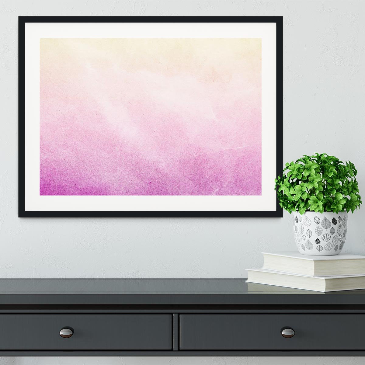 Soft cloud and sky abstract Framed Print - Canvas Art Rocks - 1
