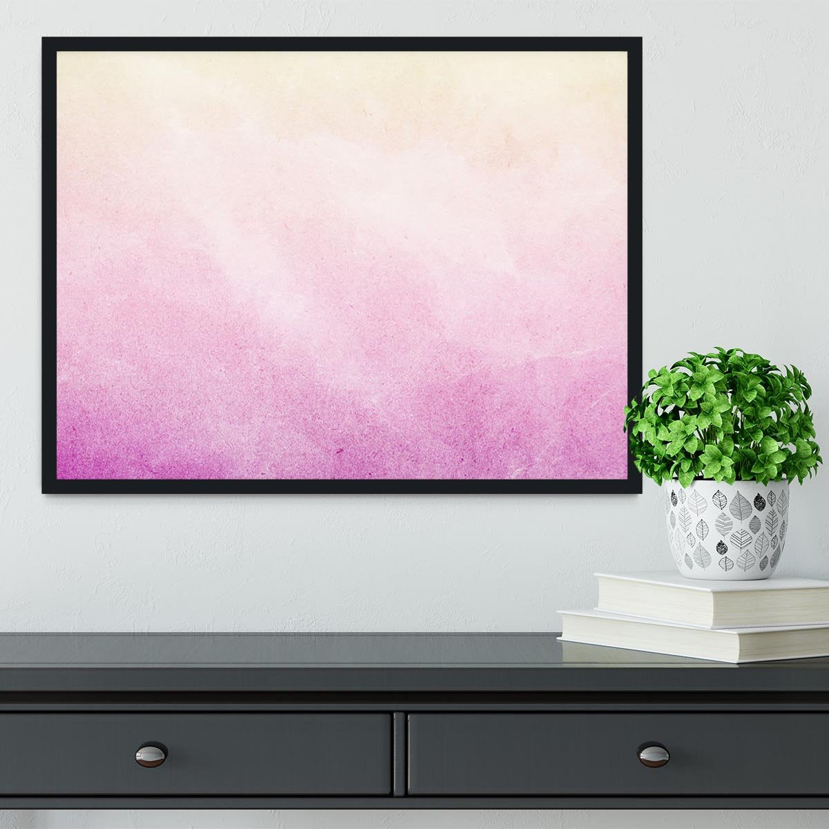 Soft cloud and sky abstract Framed Print - Canvas Art Rocks - 2