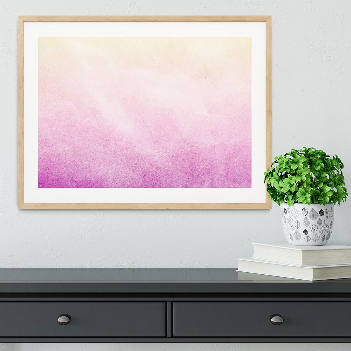 Soft cloud and sky abstract Framed Print - Canvas Art Rocks - 3