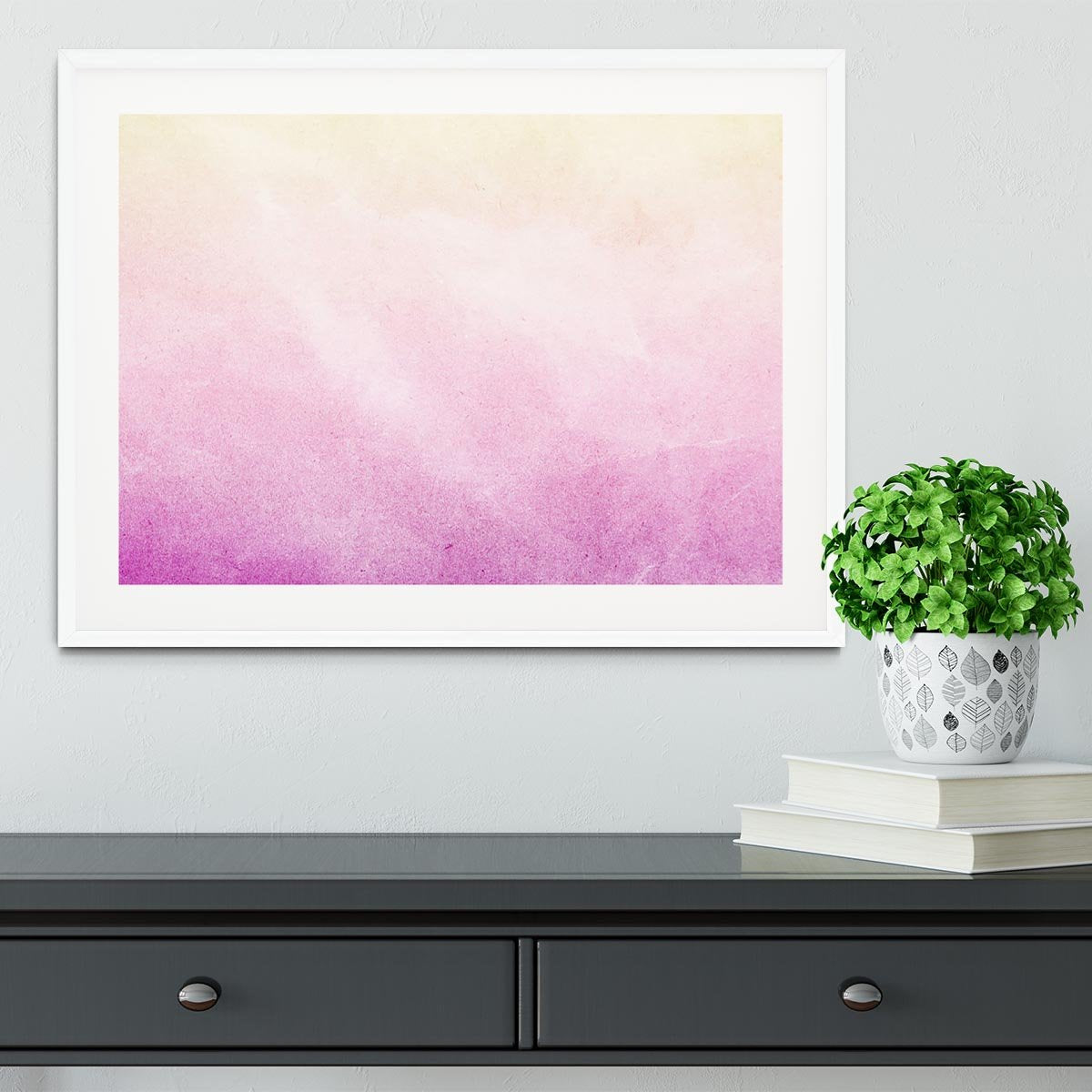 Soft cloud and sky abstract Framed Print - Canvas Art Rocks - 5