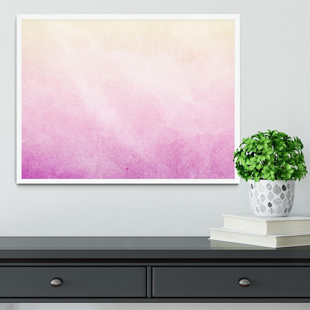 Soft cloud and sky abstract Framed Print - Canvas Art Rocks -6