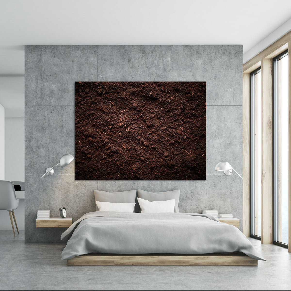 Soil texture Canvas Print or Poster