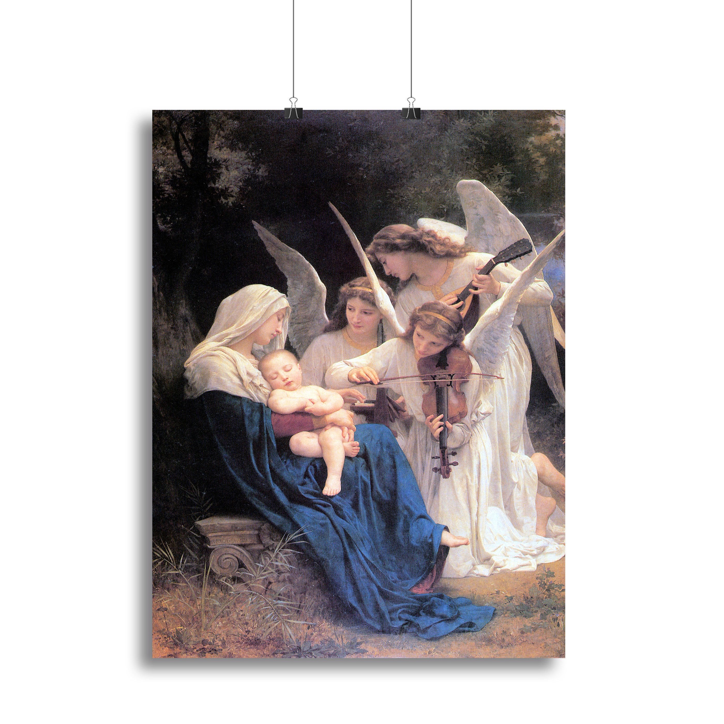 Song of the Angels By Bouguereau Canvas Print or Poster