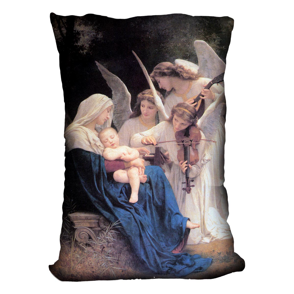 Song of the Angels By Bouguereau Cushion