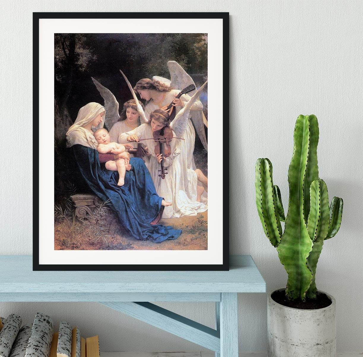 Song of the Angels By Bouguereau Framed Print - Canvas Art Rocks - 1