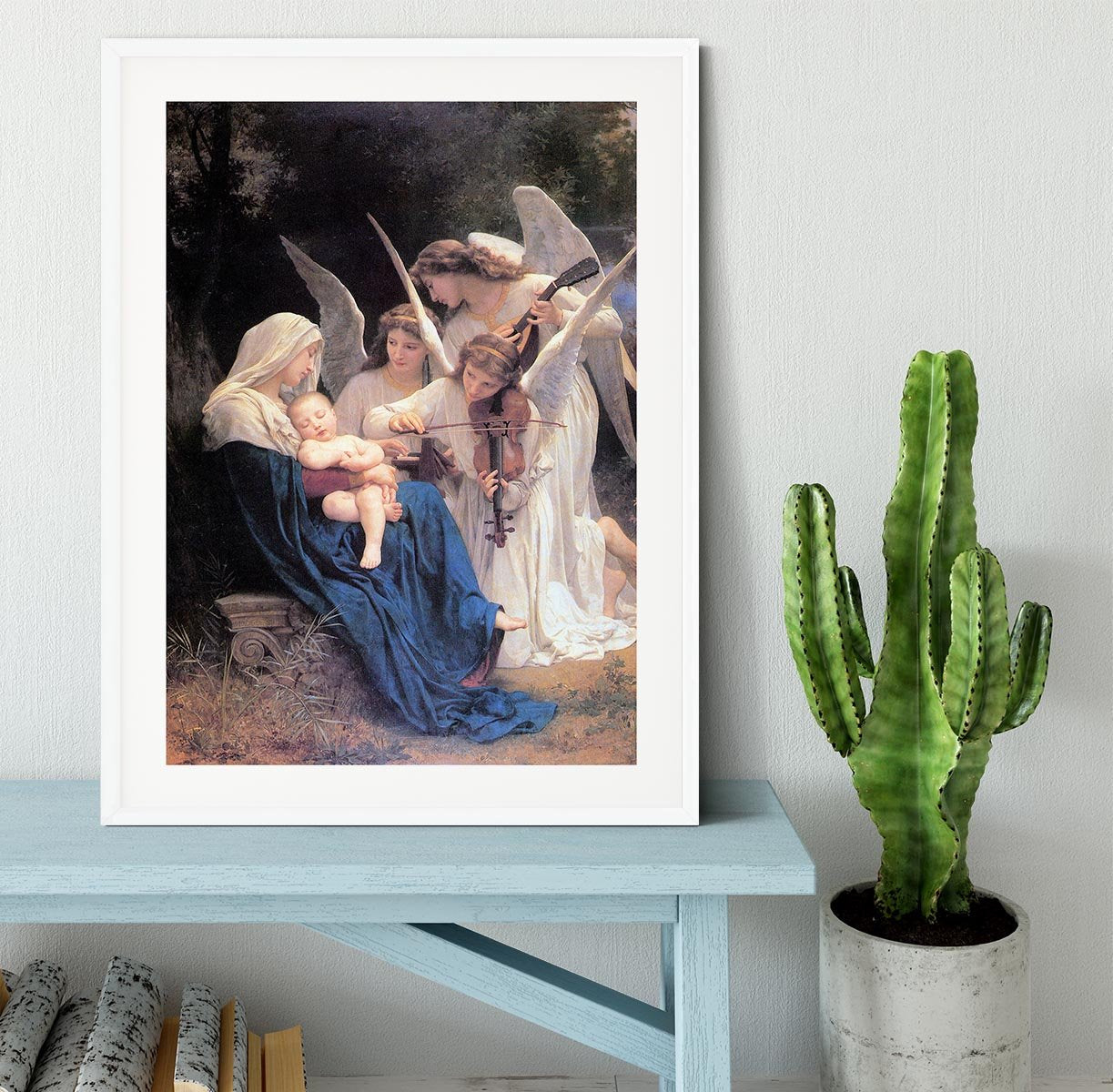 Song of the Angels By Bouguereau Framed Print - Canvas Art Rocks - 5