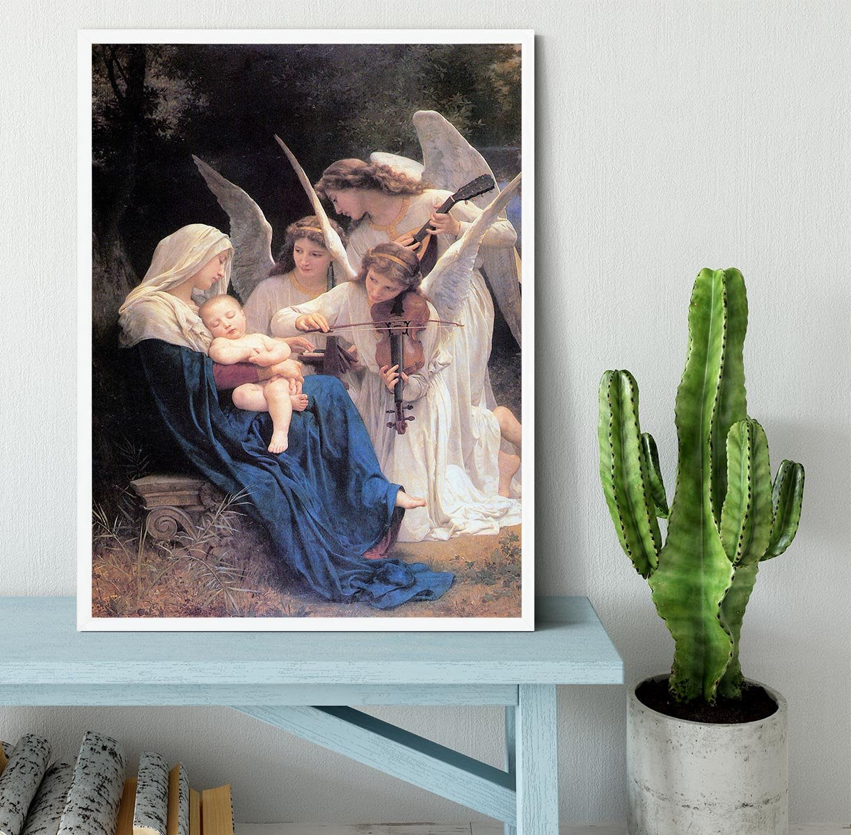 Song of the Angels By Bouguereau Framed Print - Canvas Art Rocks -6