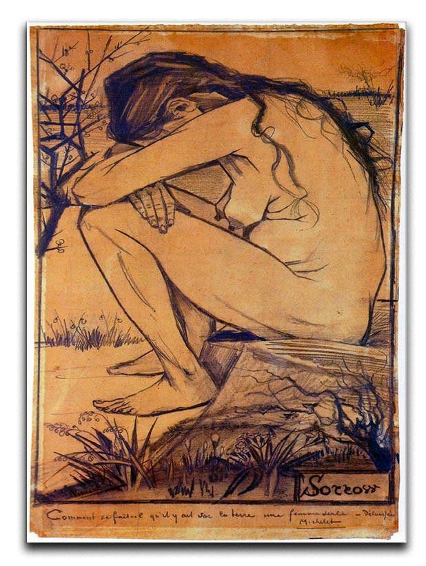 Sorrow by Van Gogh Canvas Print & Poster  - Canvas Art Rocks - 1